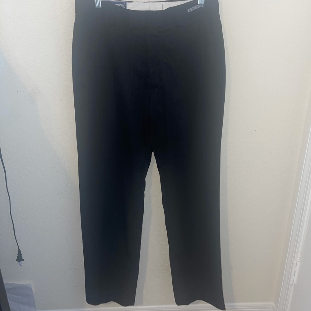 Michael Brandon Pin-Striped Dress Pants